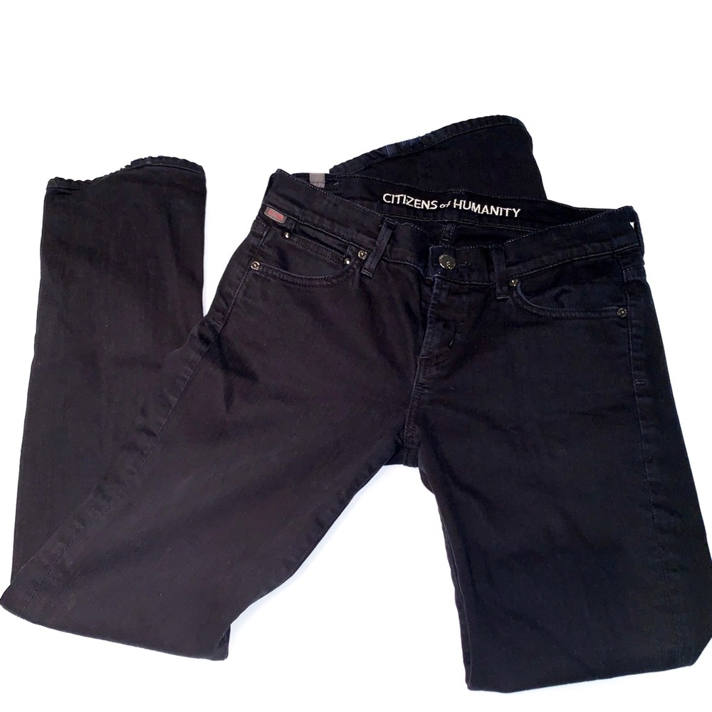 Citizens of Humanity Black boot cut denim jeans